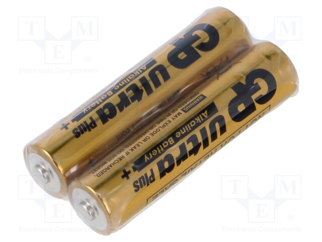 Battery: alkaline; 1.5V; AAA,R3; non-rechargeable; Ø10.5x44.5mm