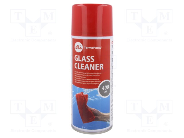 Cleaning agent; 0.4l; spray; can; Features: leaves no streaks