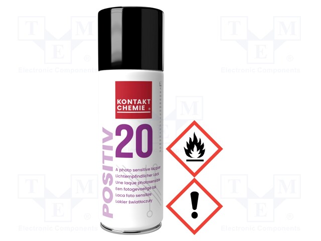 Chemical agent: photoresist; spray; 200ml; Colour: violet