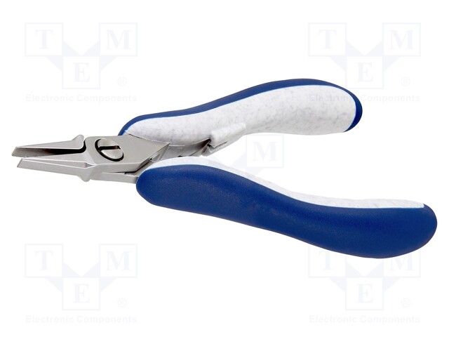 Pliers; flat,smooth gripping surfaces; ESD; 130mm