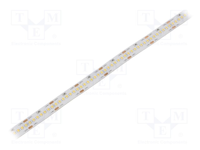 LED tape; white cold; LED/m: 280; SMD; 2216; 24V; 10mm; white PCB