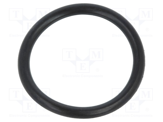 O-ring gasket; NBR; D: 2mm; Øint: 17mm; black; -30÷100°C