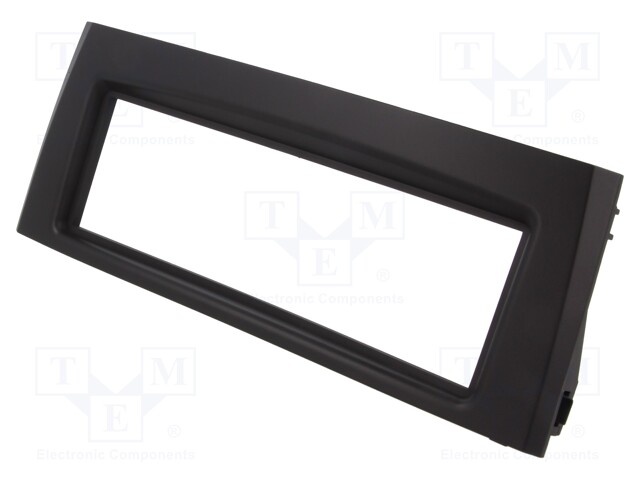 Radio mounting frame; Fiat; 1 DIN; black