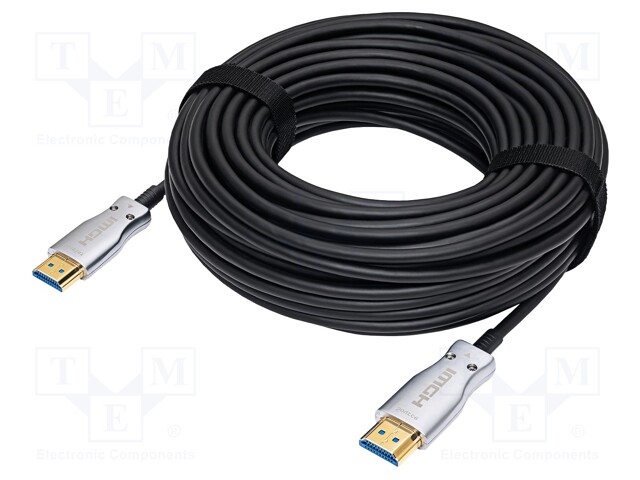 Cable; HDMI 2.1,High End,optical; HDMI plug,both sides; 20m