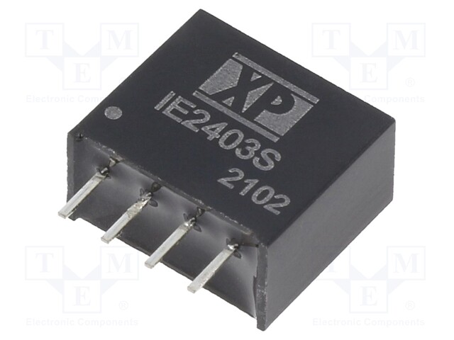 Converter: DC/DC; 1W; Uin: 24V; 3.3VDC; Iout: 300mA; SIP; 1.4g; 150kHz