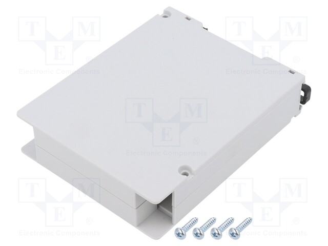 Enclosure: for DIN rail mounting; Y: 80mm; X: 17.7mm; Z: 103mm; ABS