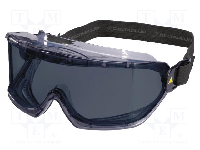 Safety goggles; Lens: darkened; Classes: 1; Series: GALERAS