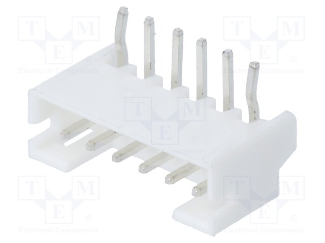 Socket; wire-board; male; 2mm; PIN: 6; THT; 100V; 2A; tinned; -25÷85°C