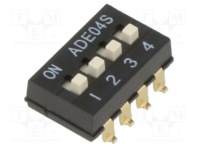 Switch: DIP-SWITCH; Pos: 2; SPST; 0.1A/24VDC; Illumin: none; 50mΩ