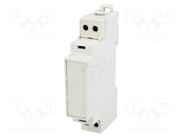 Enclosure: for DIN rail mounting; Y: 90mm; X: 17.5mm; Z: 53mm; PPO