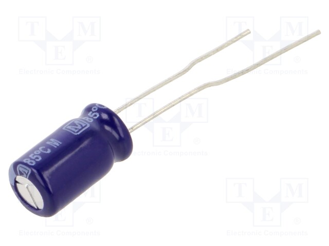 Electrolytic Capacitor, 330 µF, 10 V, M Series, ± 20%, Radial Leaded, 2000 hours @ 85°C