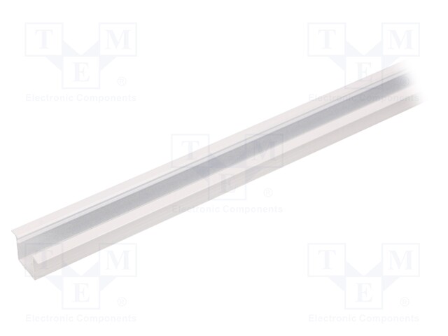 Profiles for LED modules; recessed; white; L: 2m; aluminium