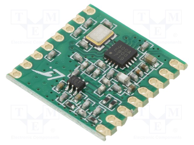 Module: RF; FM transceiver; FSK,GFSK,OOK; 868MHz; UART; -120dBm