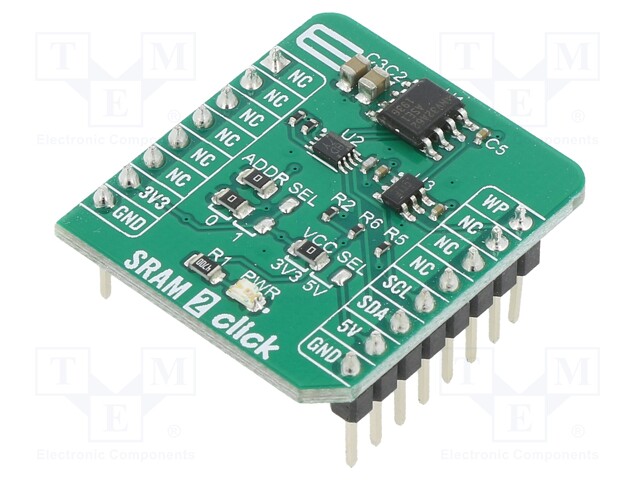 Click board; SRAM memory; I2C; HSFPAR003A; 3.3/5VDC