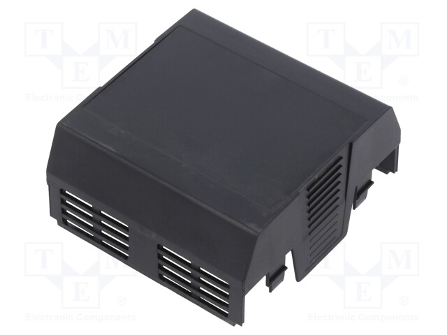 Cover; for enclosures; UL94HB; Series: EH 70 FLAT; Mat: ABS; black