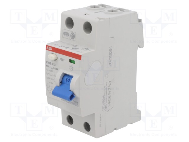 RCD breaker; Inom: 63A; Ires: 300mA; Max surge current: 5000A; 400V