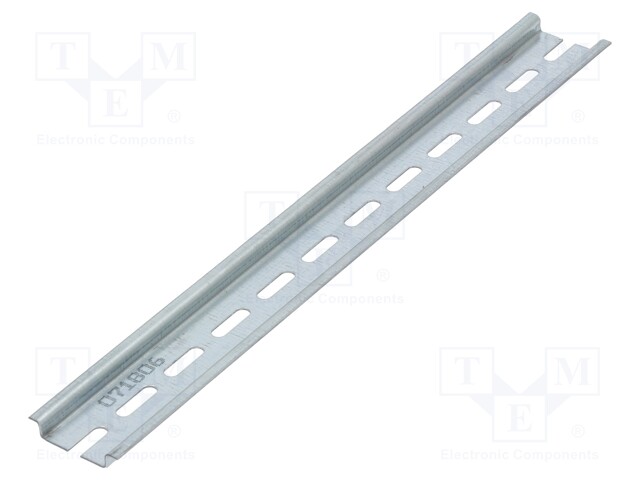 DIN rail; steel sheet; W: 35mm; L: 287mm; RITTAL-1003600