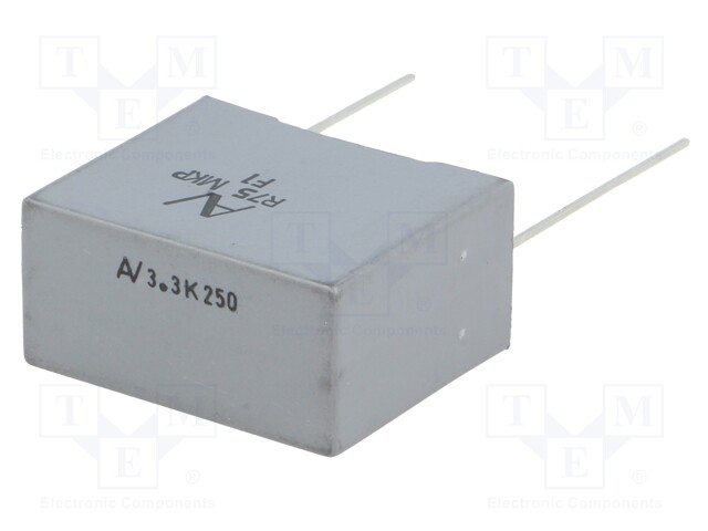 Capacitor: polypropylene; 2.2uF; 27.5mm; ±10%; 32x13x25mm; 130V/μs