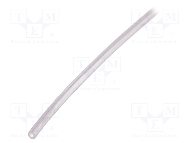 Insulating tube; Mat: silicone; transparent; -50÷200°C; L: 10m