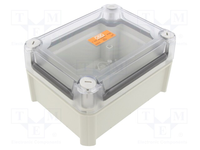 Enclosure: junction box; X: 116mm; Y: 150mm; Z: 84mm; IP66