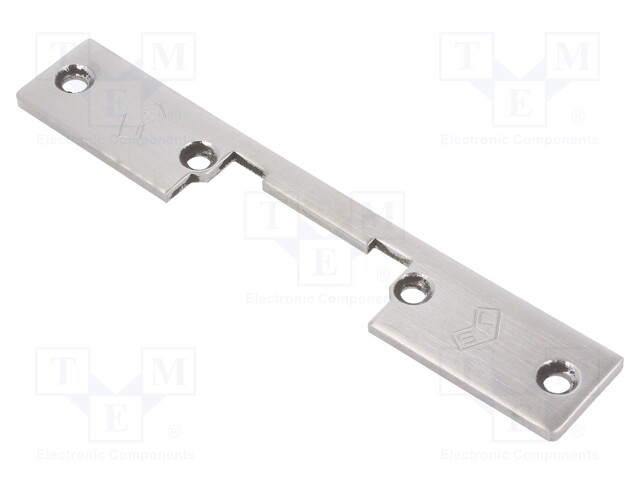 Frontal plate; short,flat; W: 21mm; L: 130mm; Mat: stainless steel