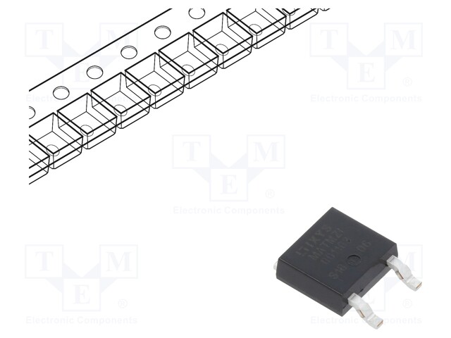 Diode: rectifying; SMD; 1.2kV; 10A; Package: tube; TO252AA; 100W