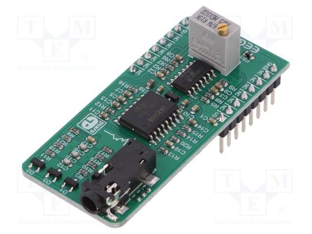 Click board; EEG; analog; INA114,MCP6106,MPU6050; 5VDC