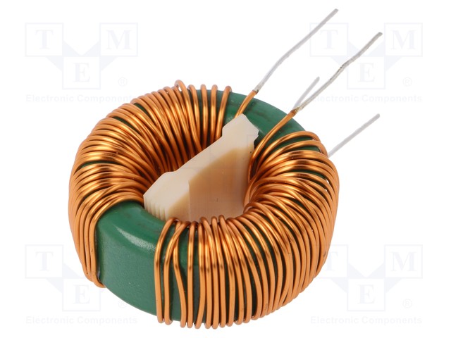 Inductor: wire; THT; 15mH; 4A; 70mΩ; 230VAC; 17x9mm; -20÷+50%; 10kHz