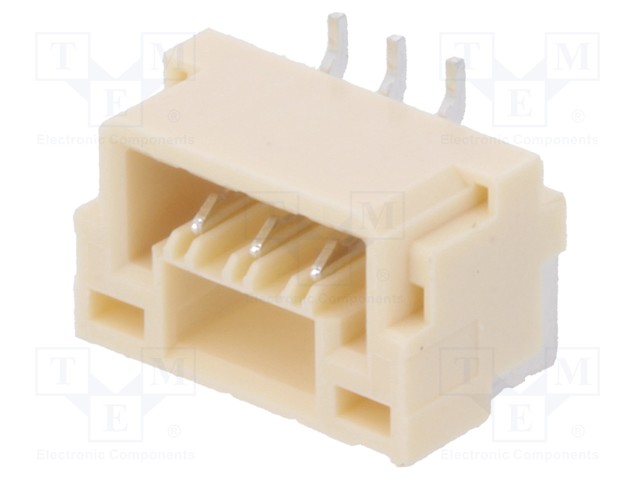 Socket; wire-board; male; GH; 1.25mm; PIN: 3; SMT; 50V; 1A; horizontal