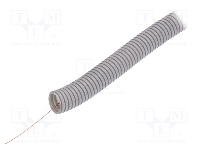 Protective tube; ØBraid : 25mm; grey; L: 50m; -5÷60°C; Øint: 19mm