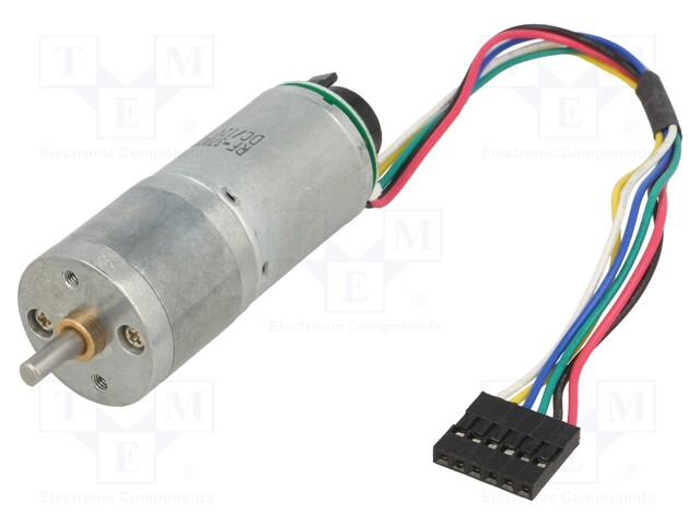 Motor: DC; with encoder,with gearbox; LP; 12VDC; 1.1A; 31rpm