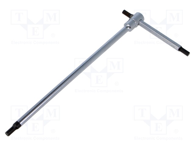 Wrench; hex key; HEX 4,5mm; Overall len: 195mm; Kind of handle: T