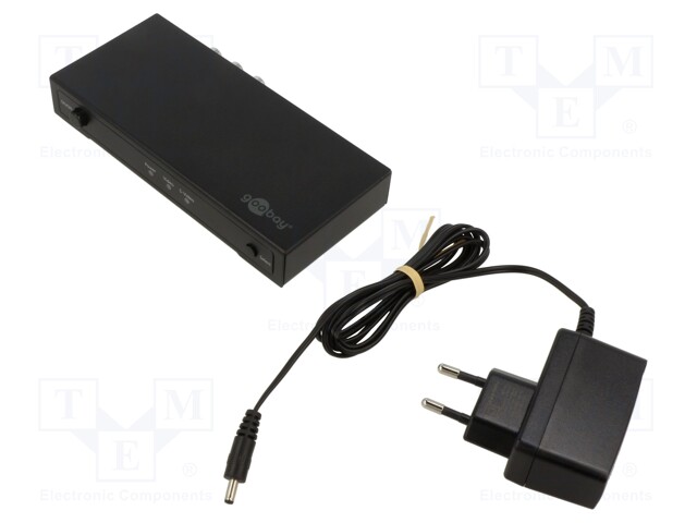 Converter; black; Features: supports 3D; Out: HDMI socket