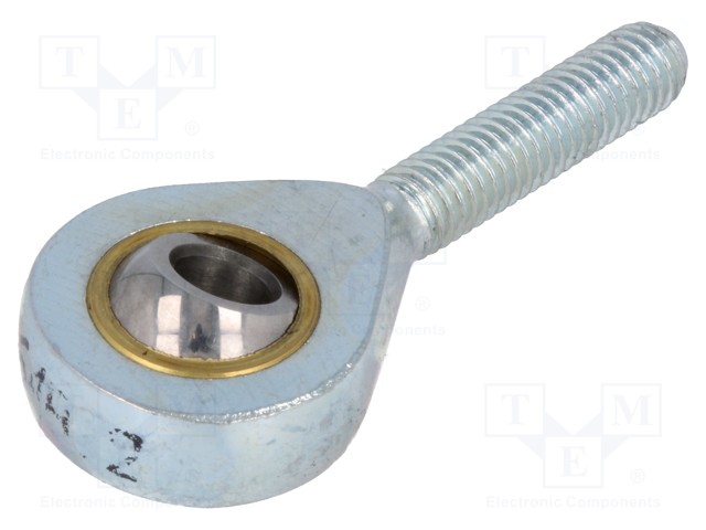 Ball joint; 5mm; Thread: M5; Mat: brass,steel; Pitch: 0,8