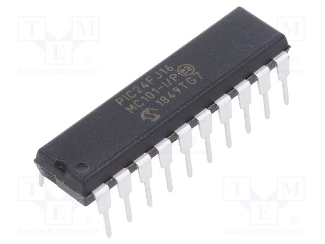 PIC microcontroller; Memory: 16kB; SRAM: 1kB; 32MHz; SMD; DIP20