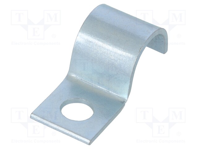 Screw mounted clamp; ØBundle : 13mm; Ømount.hole: 6mm; W: 14mm