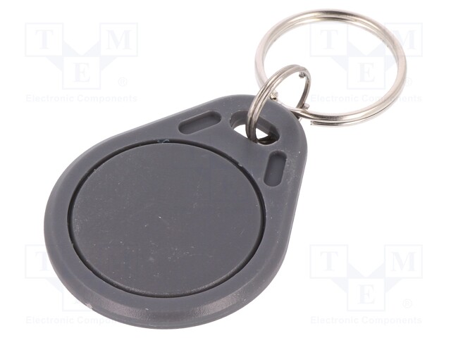 RFID pendant; T5577; grey; 125kHz; Mat: plastic; 330bit; 4g