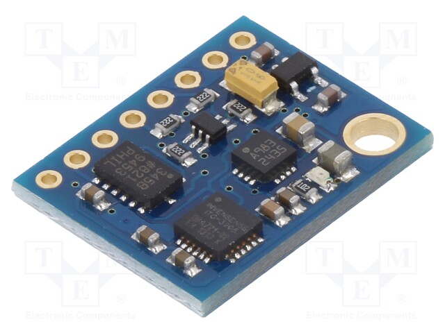 Sensor: position; accelerometer,magnetic field,gyroscope; I2C