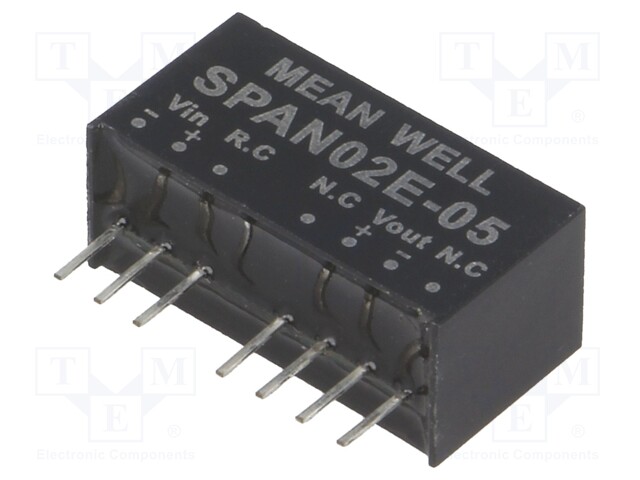 Converter: DC/DC; 2W; Uin: 4.5÷9V; 5VDC; Iout: 0÷400mA; SIP8; 4.8g