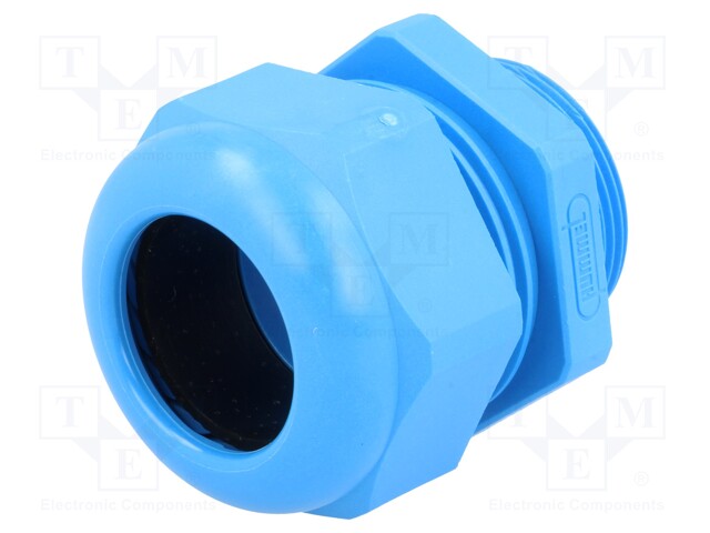 Cable gland; M32; IP68; Mat: polyamide; blue; UL94V-0