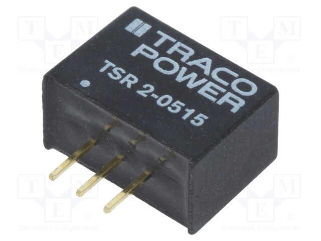 Converter: DC/DC; Uin: 3÷5.5V; 1.5VDC; Iout: 2A; SIP3; 14x10.1x7.5mm