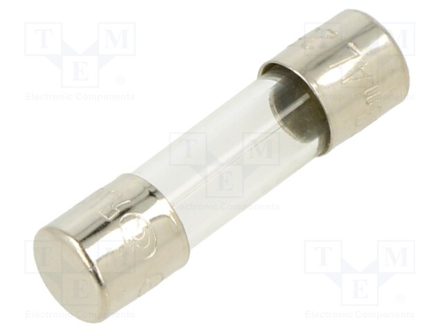 Fuse: fuse; 250mA; 250VAC; glass; 20x5.2mm; brass; bulk