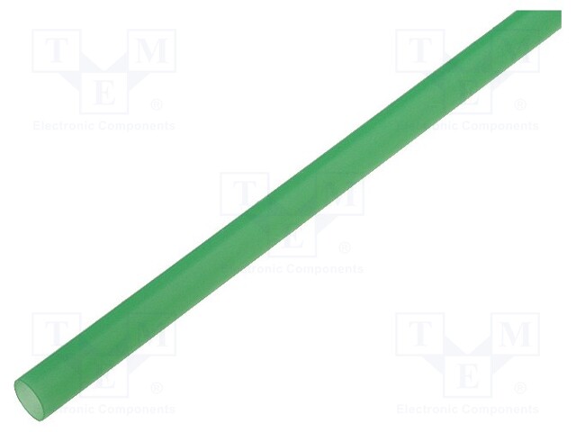 Heat shrink sleeve; 4.8mm; L: 1m; 2: 1; green; Temp: -55÷125°C