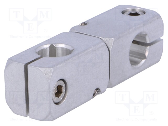 Mounting coupler; V: twistable; D: 12mm; S: 10mm; W: 20mm; H: 20mm