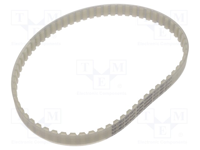 Timing belt; AT10; W: 16mm; H: 5mm; Lw: 660mm; Tooth height: 2.5mm