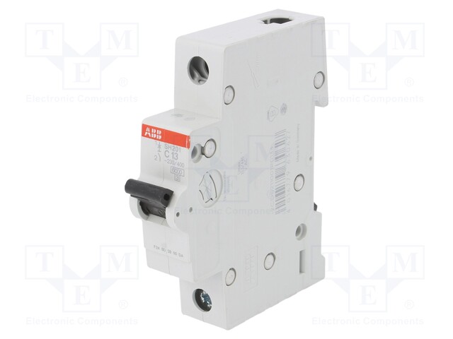 Circuit breaker; 230VAC; Inom: 13A; Poles: 1; DIN; Charact: C; 6kA