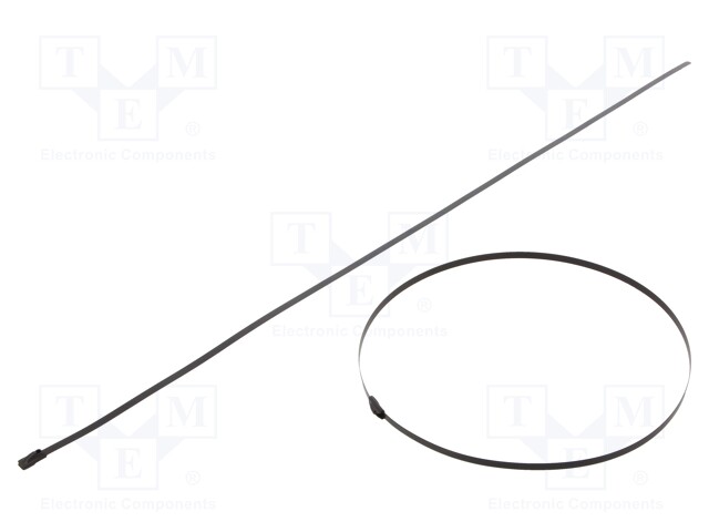 Cable tie; L: 520mm; W: 4.6mm; stainless steel; 440N