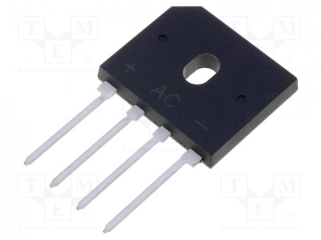 Single-phase bridge rectifier; Urmax: 400V; If: 8A; Ifsm: 200A; GBU