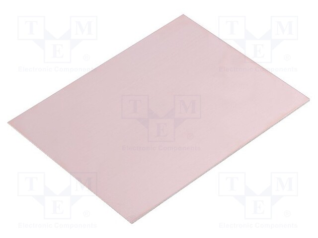 Laminate; FR4; 1.2mm; L: 100mm; W: 75mm; Coating: copper