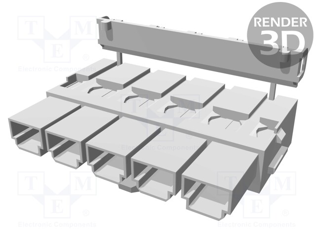 Plug; wire-board; female; Series: Mini-Fit Sr; 10mm; PIN: 5; 600V